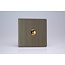Varilight Urban Screwless 1-Gang 6A 1- or 2-Way Push-On/Off Impulse Switch Brass Antique Brass Brass
