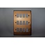 Varilight Urban Screwless 12-Gang Grid Plate (Triple Twin Plate)  Brushed Bronze