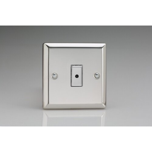 Varilight Classic 1-Gang 1-Way V-Pro Multi-Point Remote/Tactile Touch Control Master LED Dimmer 1 x 0-100W (1-10 LEDs) V-Pro Multi-Point Remote (formerly Eclique2) Mirror Chrome Chrome Button Varilight Classic 1-Gang 1-Way V-Pro Multi-Point Remote/Tactile Touch Control Master LED Dimmer 1 x 0-100W (1-10 LEDs) V-Pro Multi-Point Remote (formerly Eclique2) Mirror Chrome Chrome Button
