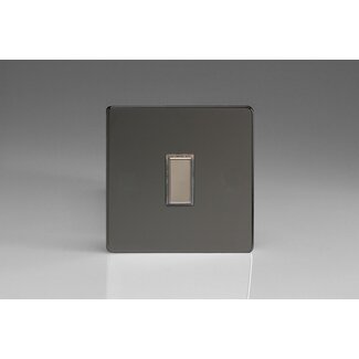 Varilight Screwless 1-Gang Tactile Touch Control Dimming Supplementary Controller for use with Multi-Point (formerly Eclique2) Master on 2-Way Circuits V-Pro Multi-Point (formerly Eclique2) Iridium Iridium Button