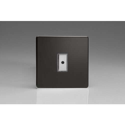 Varilight Screwless 1-Gang 1-Way V-Pro Multi-Point Remote/Tactile Touch Control Master LED Dimmer 1 x 0-100W (1-10 LEDs) V-Pro Multi-Point Remote (formerly Eclique2) Premium Black Chrome Button Varilight Screwless 1-Gang 1-Way V-Pro Multi-Point Remote/Tactile Touch Control Master LED Dimmer 1 x 0-100W (1-10 LEDs) V-Pro Multi-Point Remote (formerly Eclique2) Premium Black Chrome Button