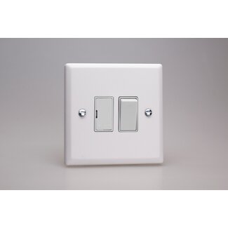 Varilight Urban 13A Switched Fused Spur White Chalk White White