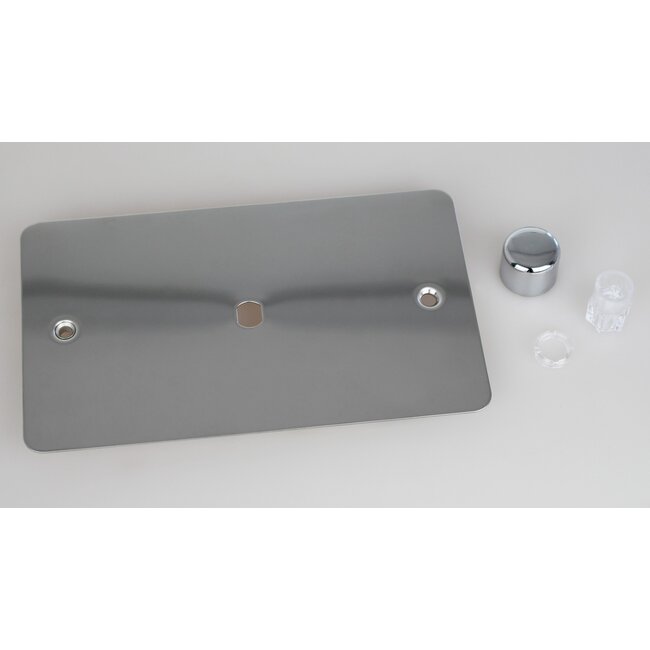 Varilight Ultraflat 1Gang Matrix Kit For Rotary Dimmers (Twin Plate