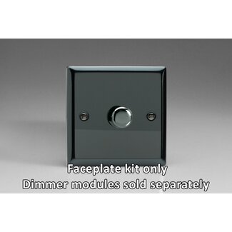 Varilight Classic 1-Gang Matrix Kit For Rotary Dimmers Matrix Iridium Iridium Knob