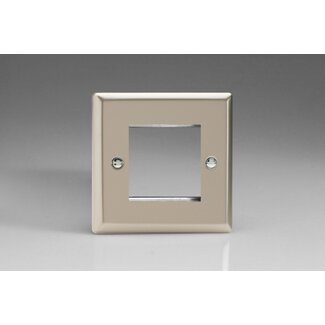 Varilight Classic DataGrid Plate (2 Grid Spaces)  Satin