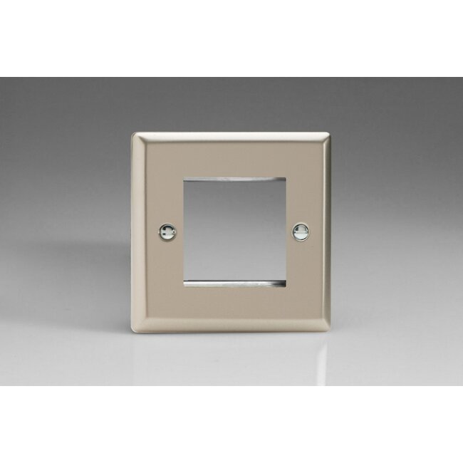 Varilight Classic DataGrid Plate (2 Grid Spaces)  Satin
