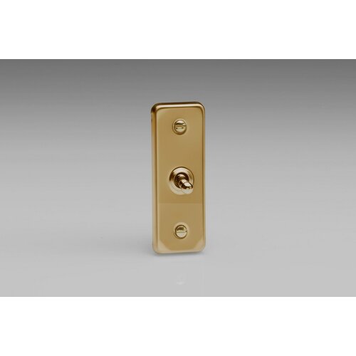 Varilight Classic 1-Gang 10A 1- or 2-Way Toggle Architrave Switch Decorative Victorian Brass Brass Toggle Varilight Classic 1-Gang 10A 1- or 2-Way Toggle Architrave Switch Decorative Victorian Brass Brass Toggle