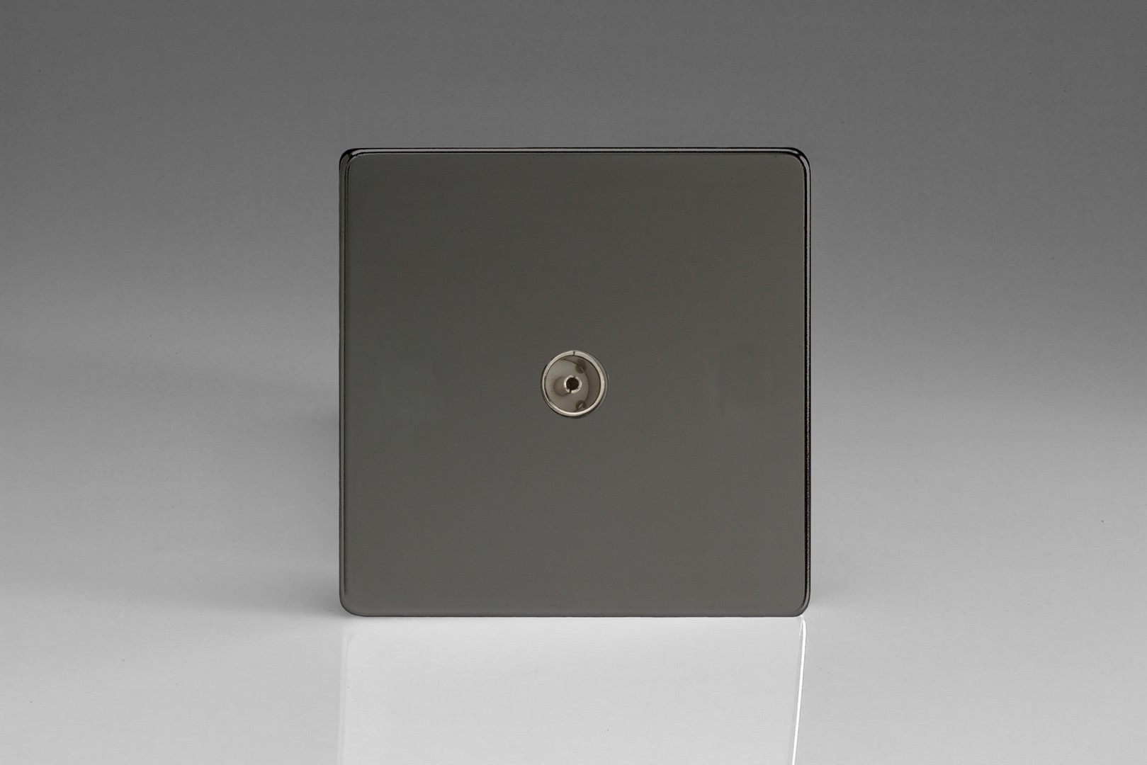 Tv Socket Insert Varilight Screwless 1-Gang TV Socket, Co-Axial Iridium Plain Insert ...