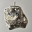Rock 1lt Pendant - Chrome glass