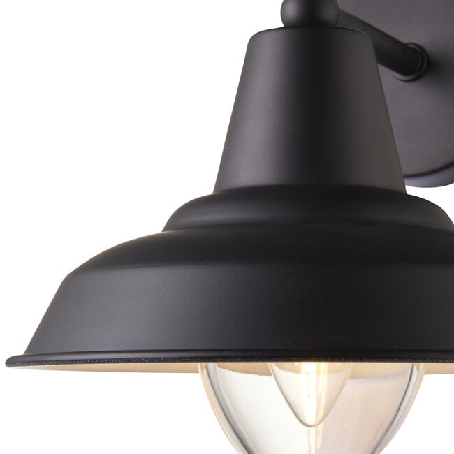 Galley Outdoor Wall Light Black