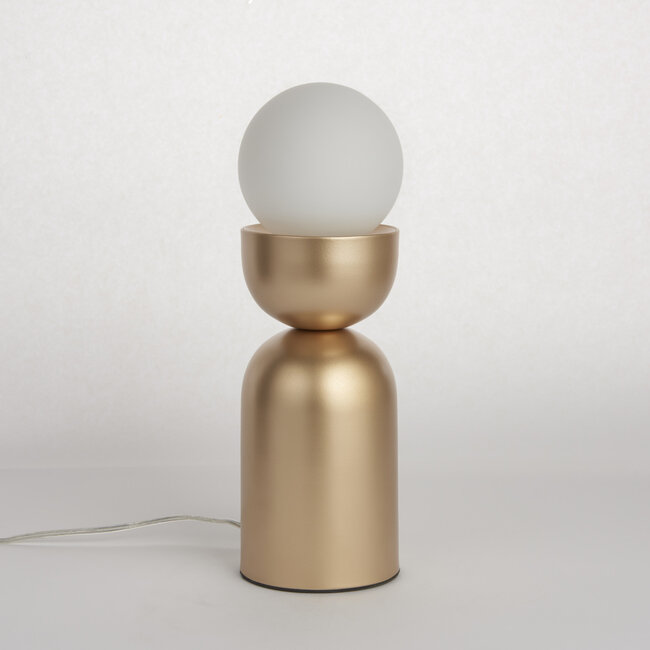 Satin Gold Table Lamp 1lt