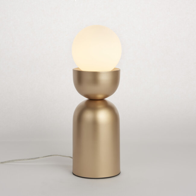 Satin Gold Table Lamp 1lt