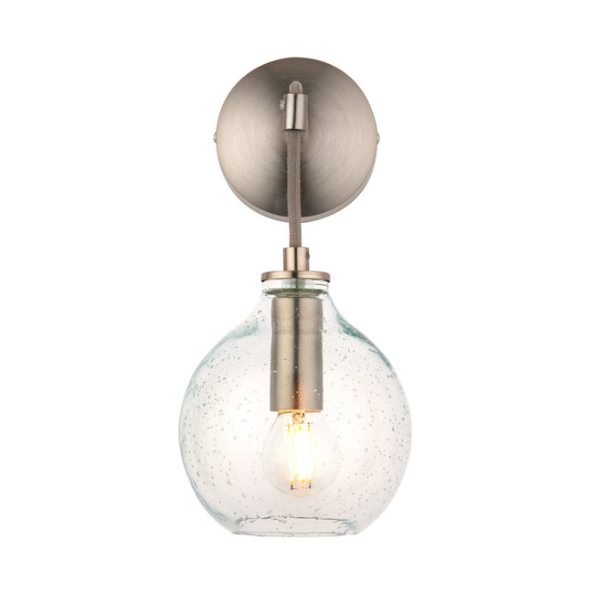 Crosel Blue Glass Wall Light