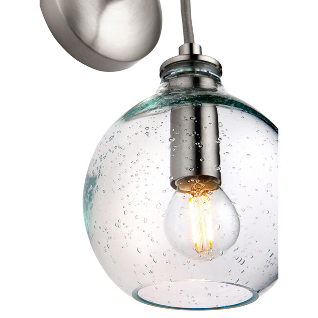 Crosel Blue Glass Wall Light