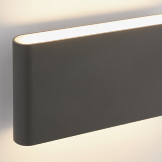 Olbia IP44 Wall Dark Grey