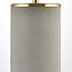 Jasmine Table lamp Grey/Satin Brass