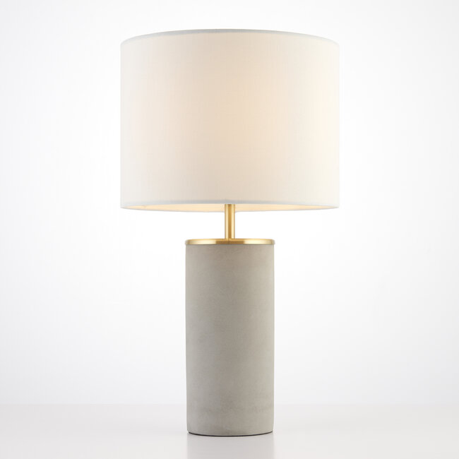 Jasmine Table lamp Grey/Satin Brass