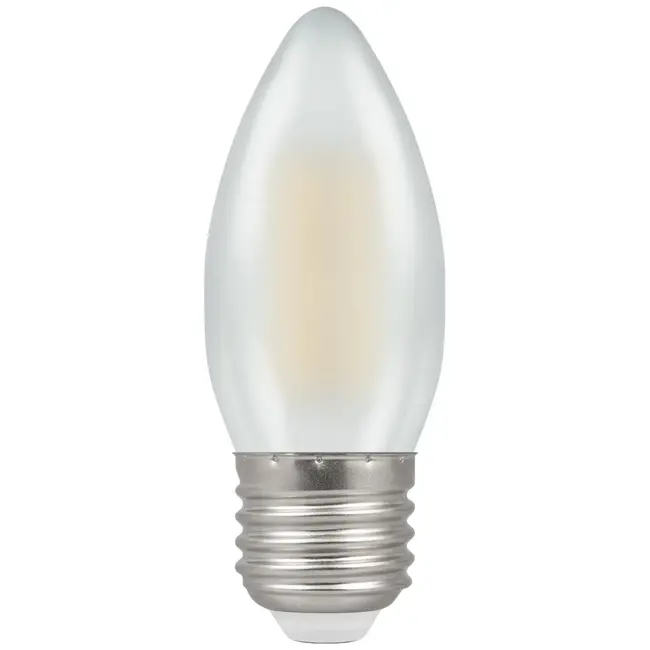 Crompton LED Candle Filament Dimmable Pearl 5W 2700K ES-E27