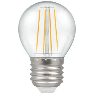 Crompton LED Round Filament Dimmable Clear 5W 2700K ES-E27