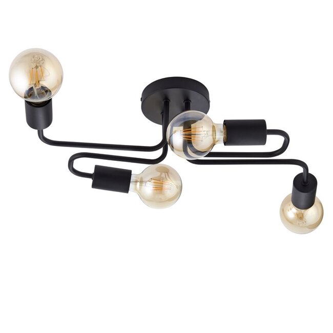 Industrial Flush Fitting Matt Black