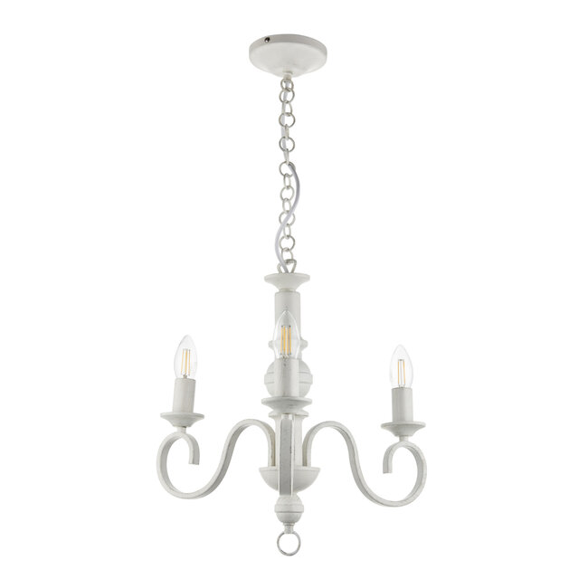 Carlita 3lt Pendant White