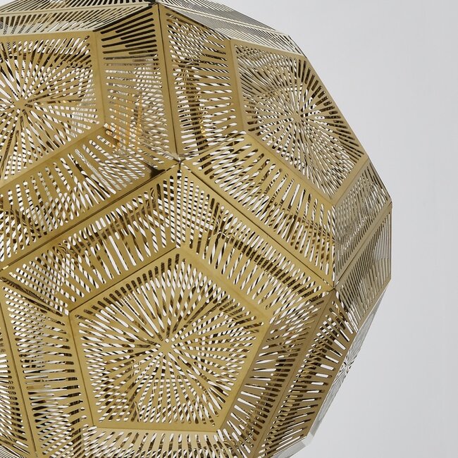 Hex 1lt Pendant Gold