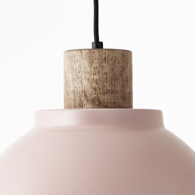Brilliant Erena 1lt Pendant E27  Dusty Pink