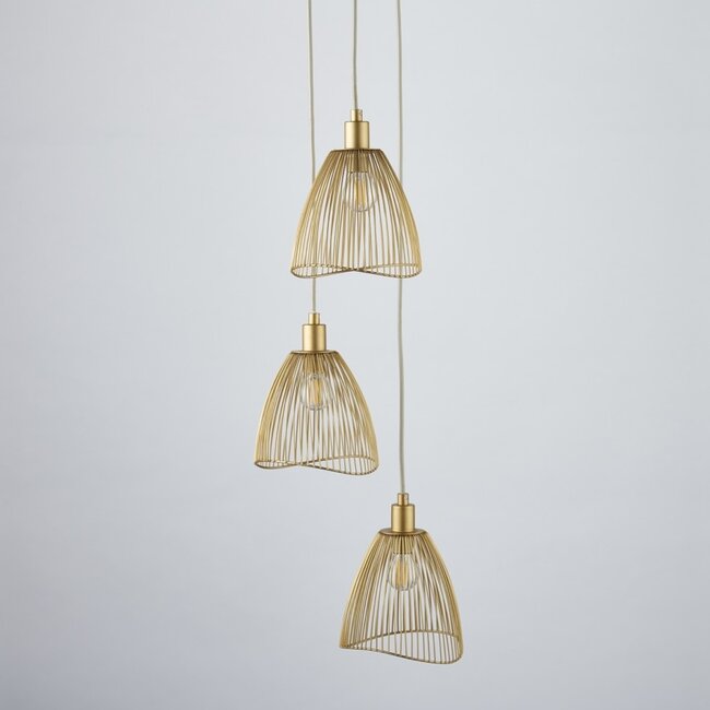Jacaranda 3lt pendant Gold