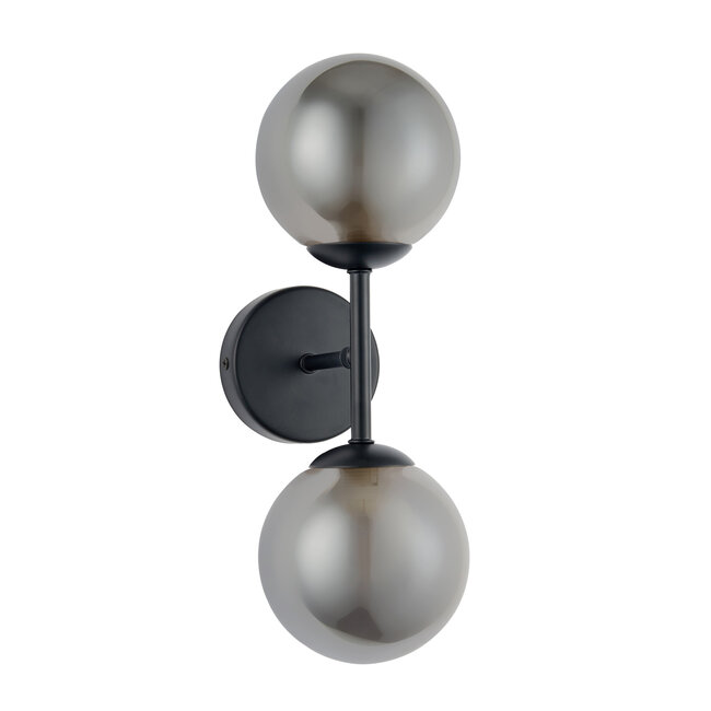 Cole 2lt Wall Matt Black