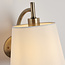 Maddie Wall Light Antique Brass/White