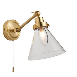 Faraday wall IP44 3W SW  - brushed brass - Factory Second