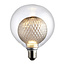 Faceted E27 LED  DEc Lamp 125 dia