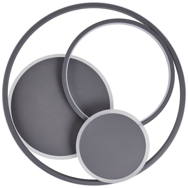 Brilliant Runda LED  50W  5200lm  CCT  Wall & Ceiling Lights Dark Grey