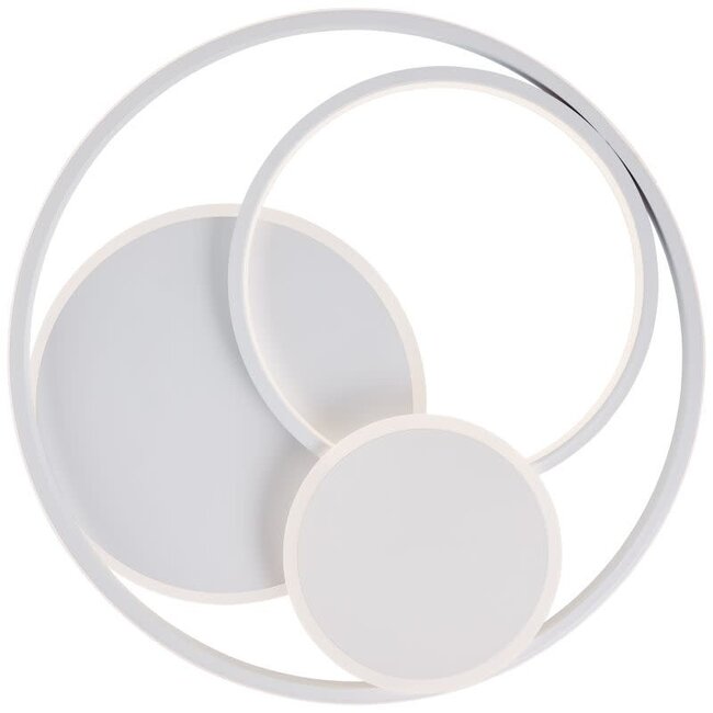 Brilliant Runda LED 50W  5200lm  CCT  Wall & Ceiling Lights Matt White