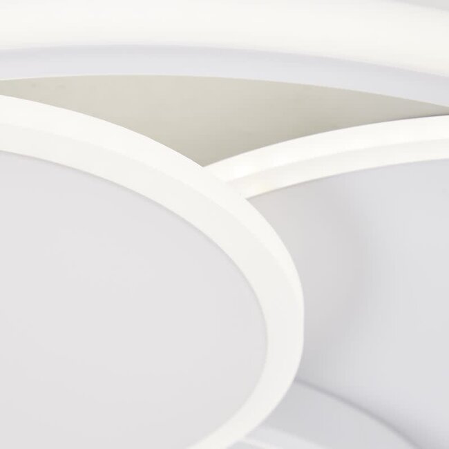 Brilliant Runda LED 50W  5200lm  CCT  Wall & Ceiling Lights Matt White