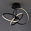 Remi 3lt Semi Flush LED Matt Black Dimmable