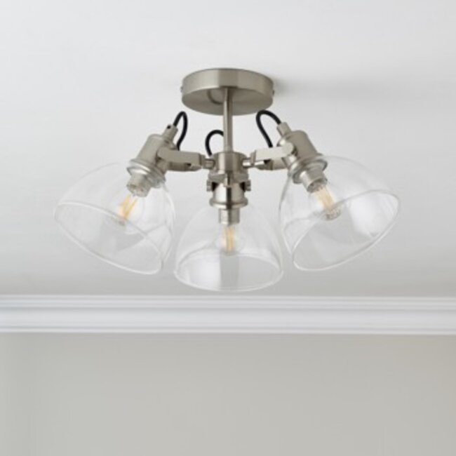 Acrobat 3lt Stainless Steel Semi Flush