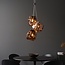 Rock 3lt Pendant - Red copper glass - Factory Second