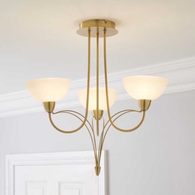 Buville 3lt Semi Flush Gold