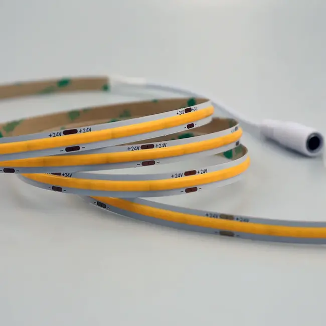 Ener-J 24V COB LED Strip Lights with 320 LEDs/M, 10W/M, 1100lm/M, CRI 90-92, 5m Roll, BLUE