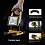 Ener-J 30W rechargeable led floodlight, 7.4V 2200mah, 3.5 to 4H, UK wall charger + car charger, 6000K+R B flash