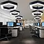 Ener-J Hollow Hexagon Pendant Lights D600*100*60mm 25W 6500K 45lm/W Black Body