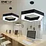 Ener-J Hollow Hexagon Pendant Lights D600*100*60mm 25W 6500K 45lm/W Black Body