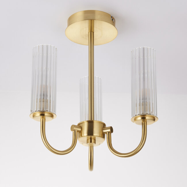 Henstone 3lt Semi Flush Gold