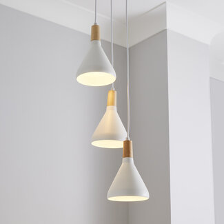 Wulston 3lt Pendant White