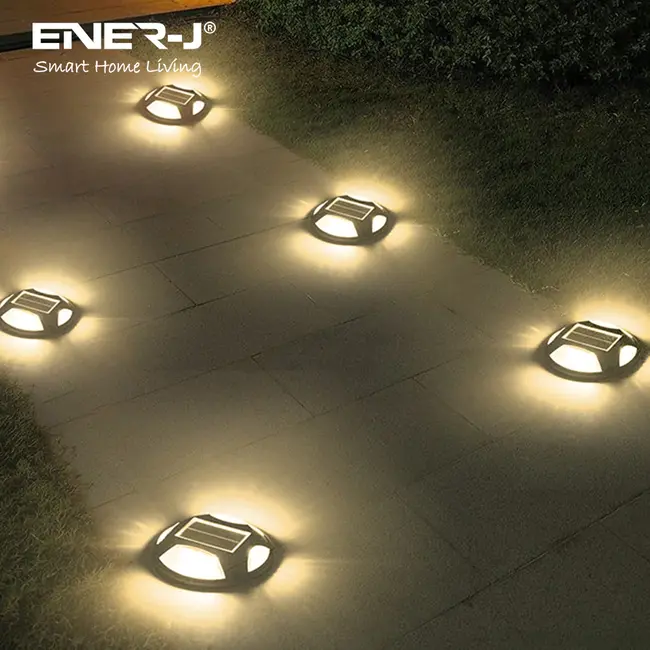 Ener-J Solar Decking Garden Lights 6000K+BLUE
