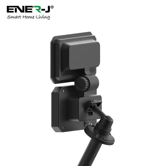 Ener-J 8W PIR Solar Floodlight & Remote with Solar Panel, 6000K