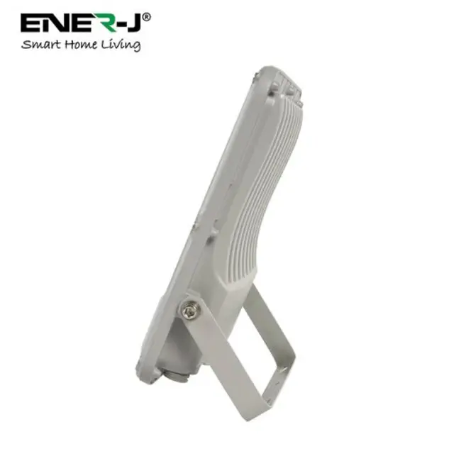 Ener-J 50W LED Floodlights with Solar Panels, 12W Solar Panel, 10AH Battery, 1100 lumens