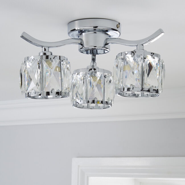 Chloe Semi Flush 3 light