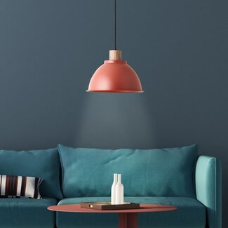 Brilliant Erena PE1  E27  wo bulb pendant light Red
